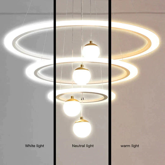 Laya - Minimalist Led Ring Pendant Light