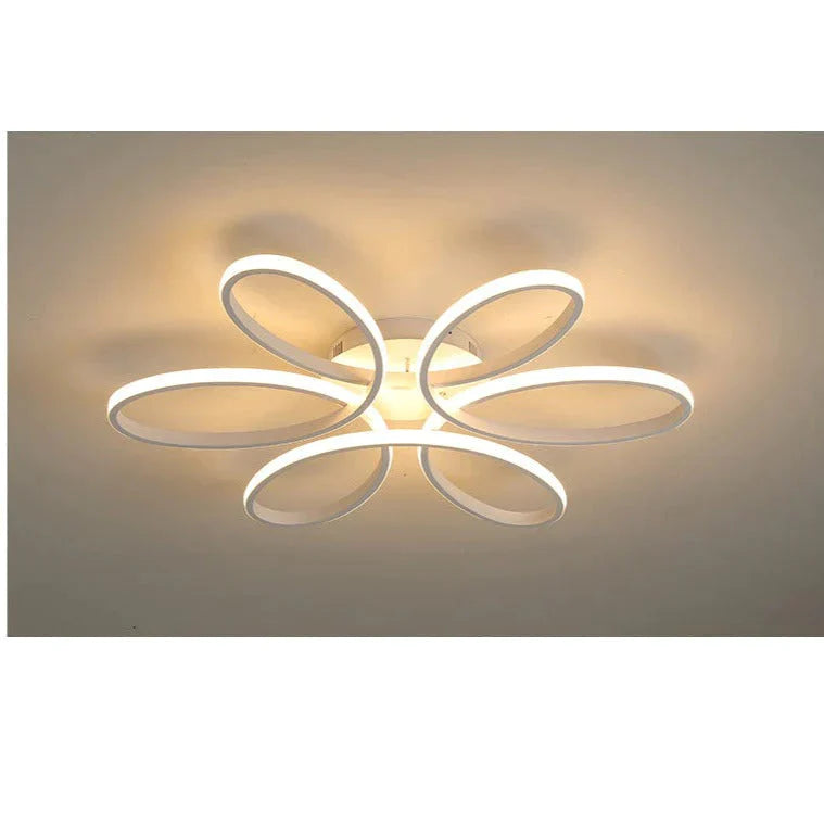 LED Ceiling Lamp Flower-shaped Living Room Lamp Simple Study Hotel Light In The Bedroom