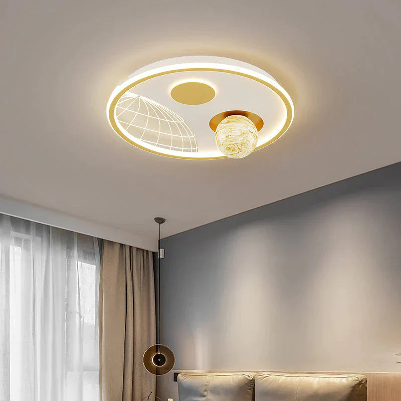 LED Ceiling Lamp Glass Living Room Lamp Dining Room Bedroom Modern Simple Lamp