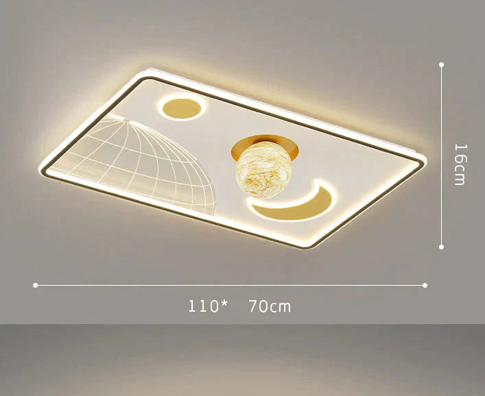 LED Ceiling Lamp Glass Living Room Lamp Dining Room Bedroom Modern Simple Lamp