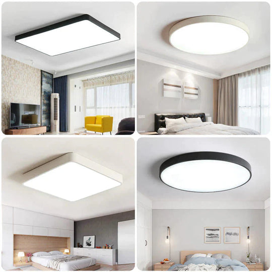 LED Ceiling Light Modern Panel Lamp Lighting Fixture Surface Mount Flush Remote Control