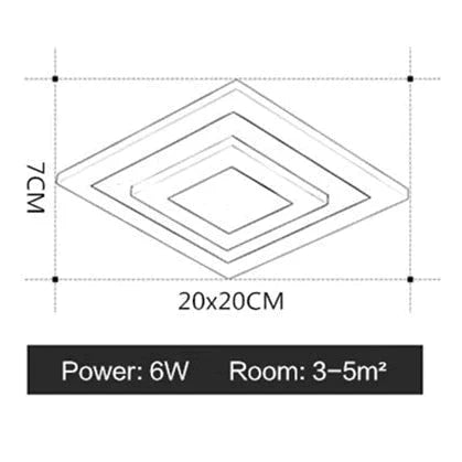 Plafonniers LED lampara techo dormitorio montage en surface à intensité variable pour cuisine couloir salle de bain bureau plafond LED moderne