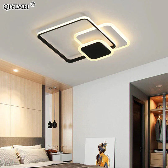 LED Ceiling Lights Living Room Bedroom Round Square Design Lighting Fixtures Dimmable Modern Dome Lamps Dero Lamparas De Techo