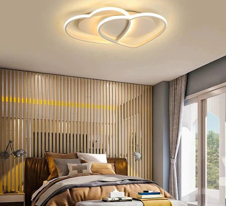 Led Chandelier Ceiling Lamp Modern Lighting Plafondlamp Heart-shaped Light For Living Room Kidsroom Restaurant Bathroom