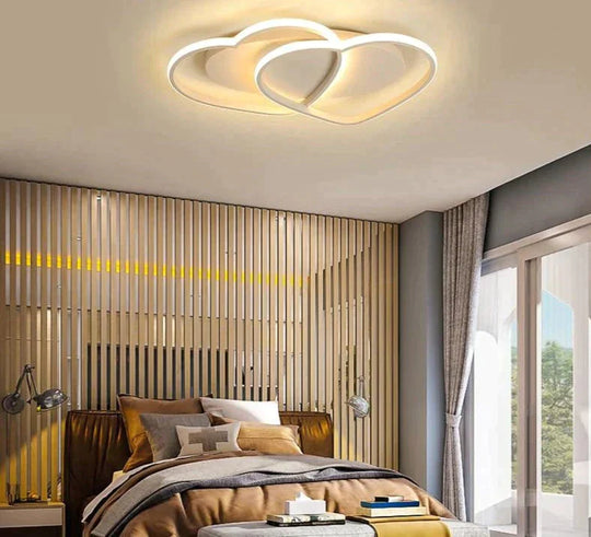 Led Chandelier Ceiling Lamp Modern Lighting Plafondlamp Heart-Shaped Light For Living Room Kidsroom