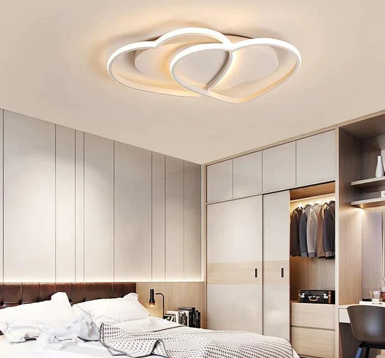 Led Chandelier Ceiling Lamp Modern Lighting Plafondlamp Heart-shaped Light For Living Room Kidsroom Restaurant Bathroom