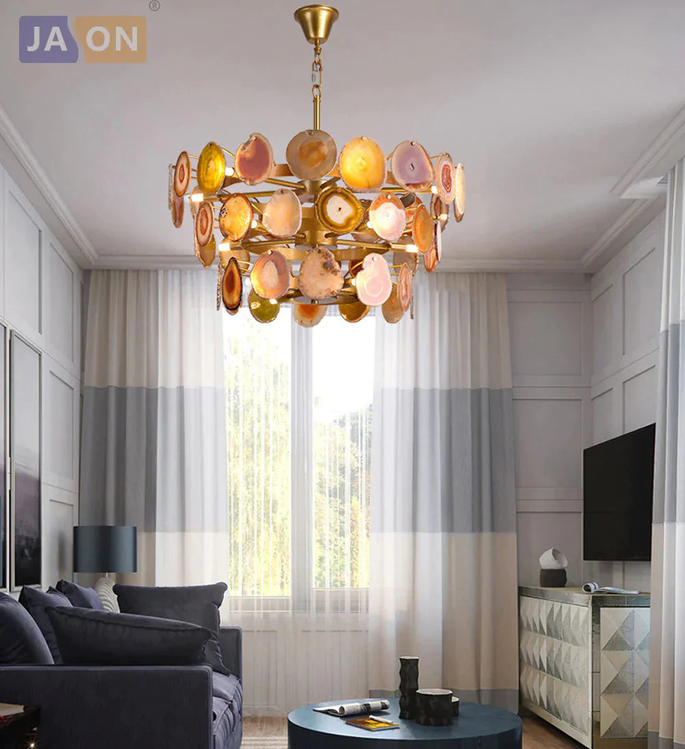 Led G9 Postmodern Iron Agate Designer LED Lamp LED Light.Pendant Lights.Pendant Lamp.Pendant light For Dinning Room Foyer Store