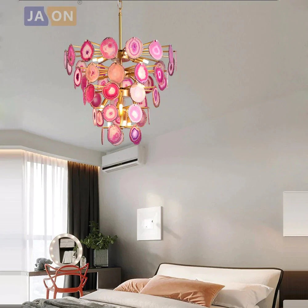 Led G9 Postmodern Iron Agate Designer LED Lamp LED Light.Pendant Lights.Pendant Lamp.Pendant light For Dinning Room Foyer Store