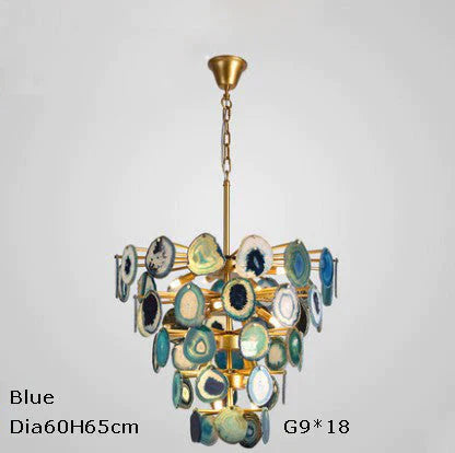 Led G9 Postmodern Iron Agate Designer LED Lamp LED Light.Pendant Lights.Pendant Lamp.Pendant light For Dinning Room Foyer Store