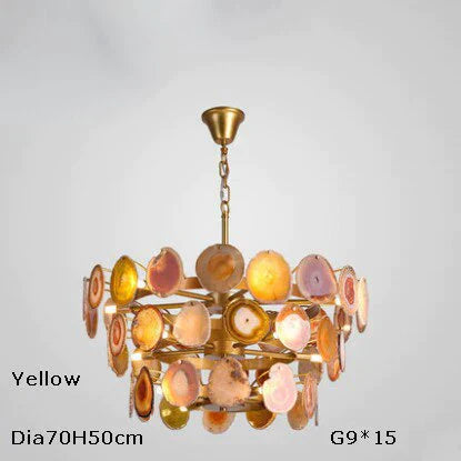 Led G9 Postmodern Iron Agate Designer LED Lamp LED Light.Pendant Lights.Pendant Lamp.Pendant light For Dinning Room Foyer Store