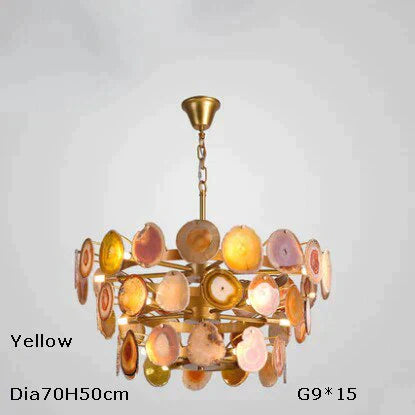 Led G9 Postmodern Iron Agate Designer Led Lamp Light.pendant Lights.pendant Lamp.pendant Light For