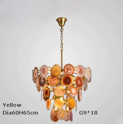 Led G9 Postmodern Iron Agate Designer LED Lamp LED Light.Pendant Lights.Pendant Lamp.Pendant light For Dinning Room Foyer Store