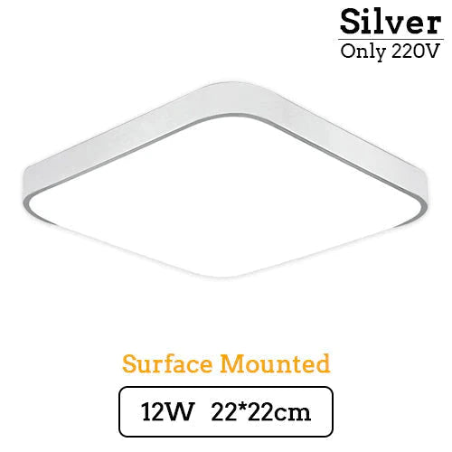 LED Modern Ceiling Light Lam Surface Mount Flush Panel Rectangle Lighting for home and Commercial Use