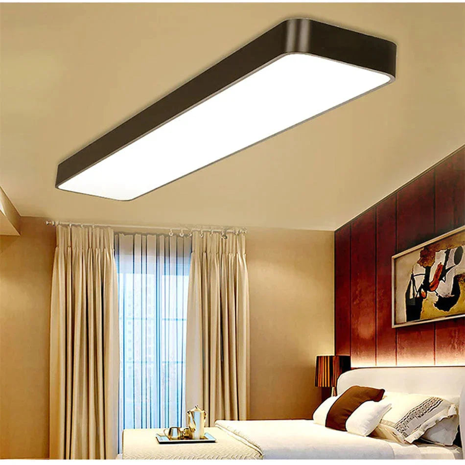 LED Modern Ceiling Light Lam Surface Mount Flush Panel Rectangle Lighting for home and Commercial Use