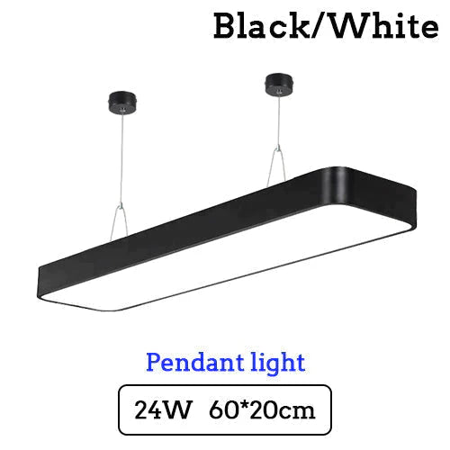 Led Modern Ceiling Light Lam Surface Mount Flush Panel Rectangle Lighting