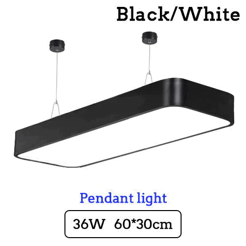 Led Modern Ceiling Light Lam Surface Mount Flush Panel Rectangle Lighting