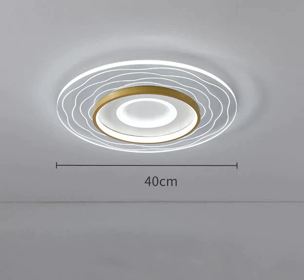 Led Modern Simple Circular Square Bedroom Dining Room Ceiling Lamp