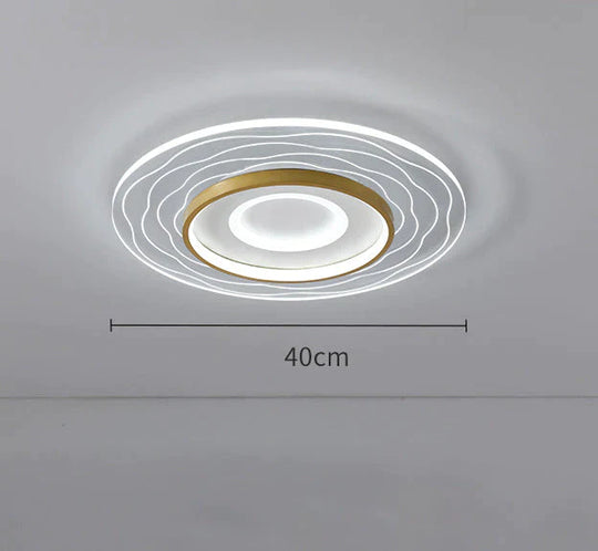 Led Modern Simple Circular Square Bedroom Dining Room Ceiling Lamp