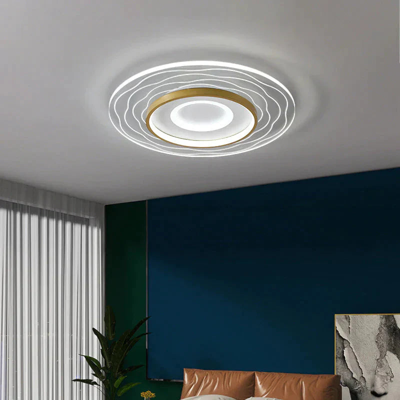 LED Modern Simple Circular Square Bedroom Dining Room Ceiling Lamp