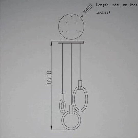 Anneaux en bois et acrylique en fer nordique LED DIY Lampe LED Lumière LED.Lampes suspendues.Lampe suspendue.Lampe suspendue pour salle à manger Foyer