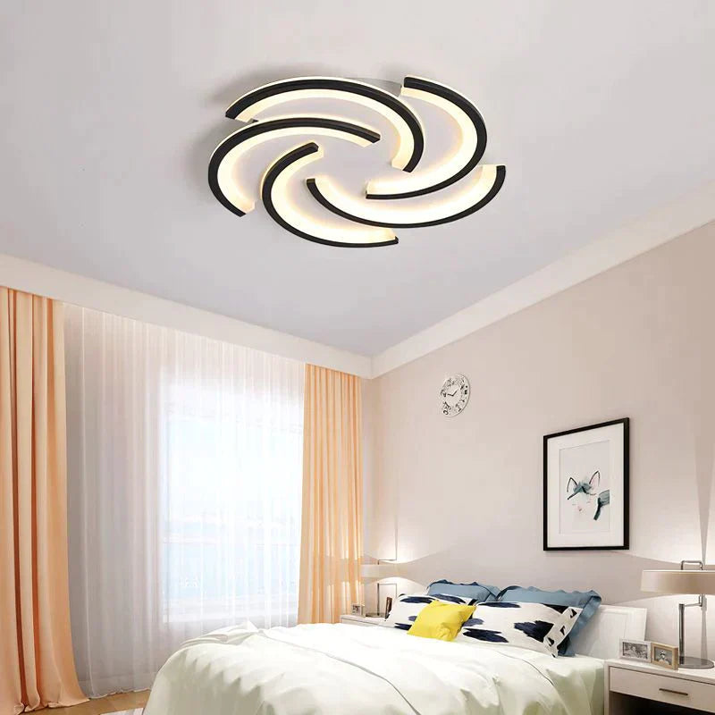 Led Simple Modern Personality Bedroom Ceiling Lamp