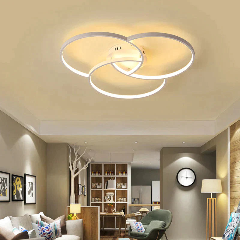 Nordic-Inspired Led Ceiling Lamp - Illuminate Your Living Room Or Bedroom With Elegance And Style