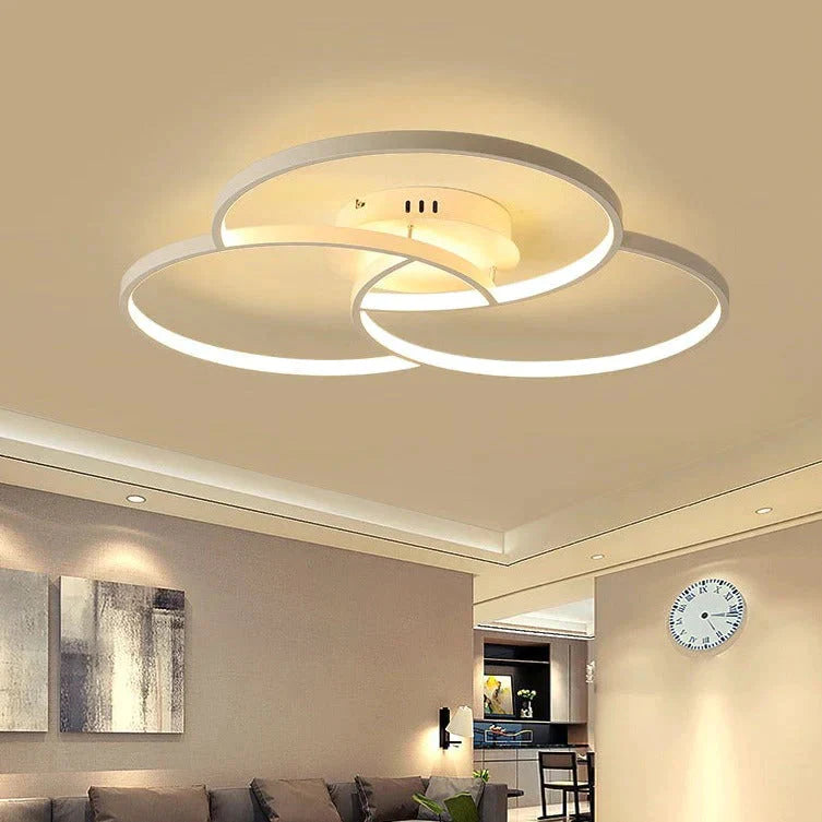 Nordic-Inspired LED Ceiling Lamp - Illuminate Your Living Room or Bedroom with Elegance and Style