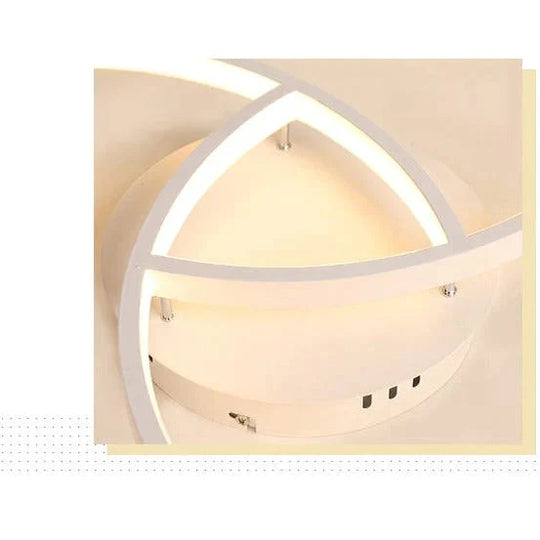 Nordic-Inspired LED Ceiling Lamp - Illuminate Your Living Room or Bedroom with Elegance and Style