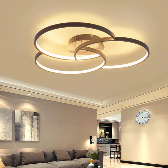 Nordic-Inspired LED Ceiling Lamp - Illuminate Your Living Room or Bedroom with Elegance and Style