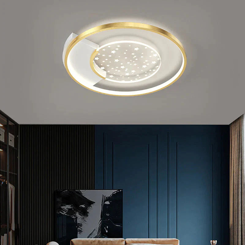 Living Room Lamp Star Ceiling Lamp Simple Modern Light Luxury Hall Lamp Creative Master Bedroom Room Lamp