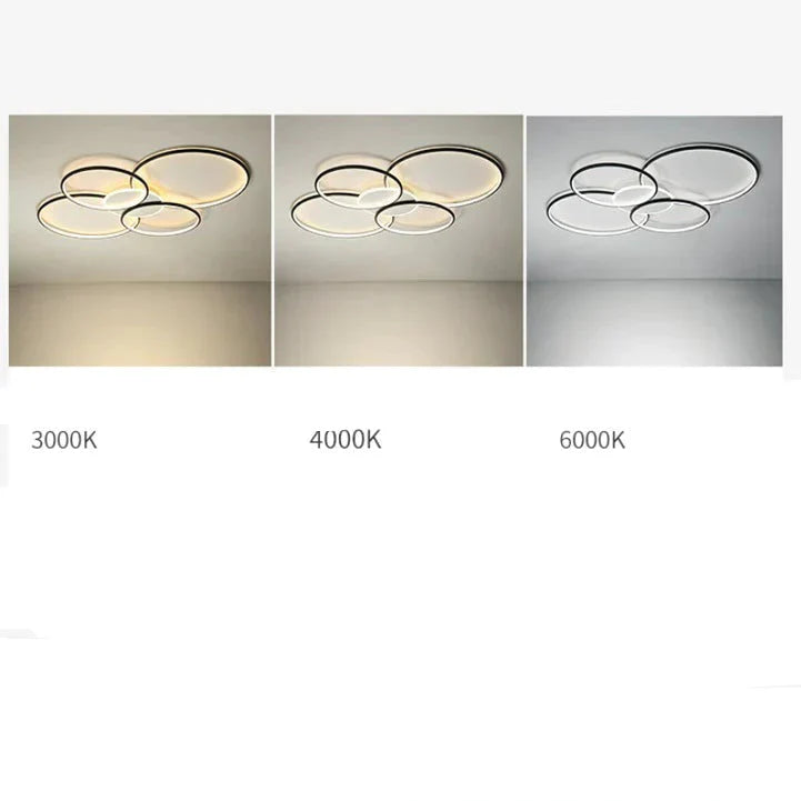 Living Room Main Lamp Atmospheric Hall Lamp Minimalist Circular Ring Indoor Lamp Ceiling Lamp