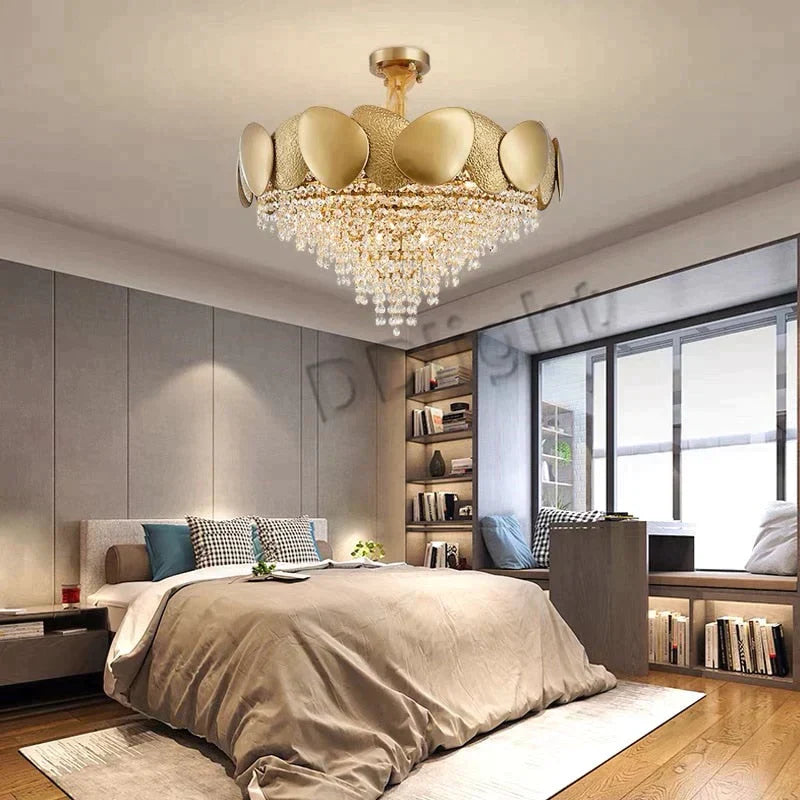 Lizzie - Crystal Luxury Tassels Led Ceiling Chandelier