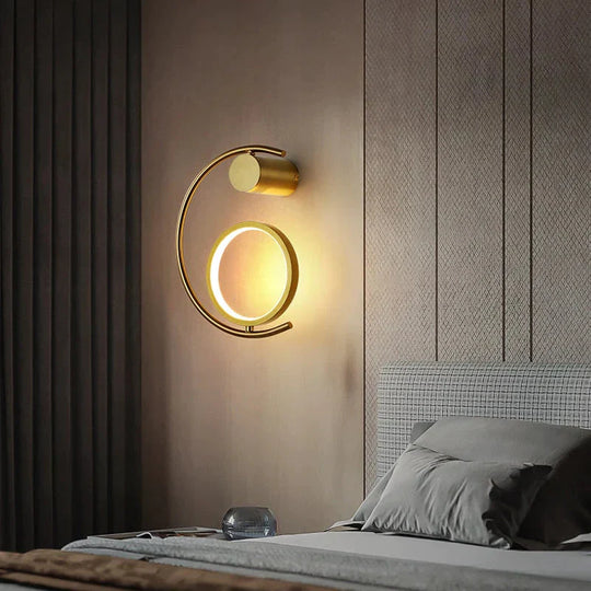 Luxury creative LED Bedside wall lamp