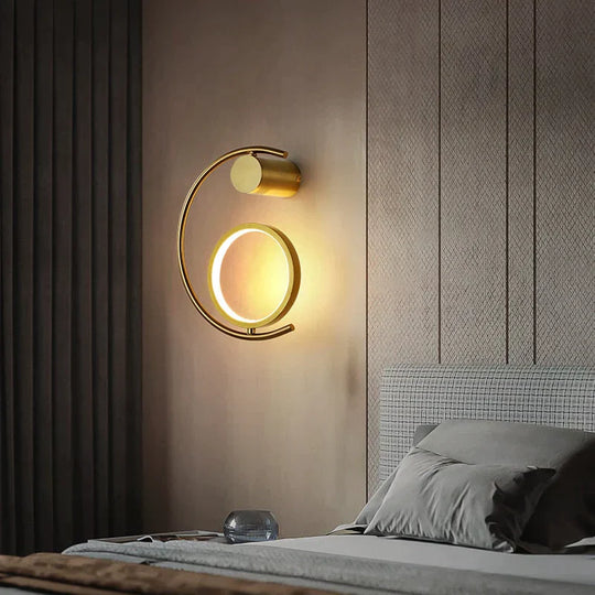 Luxury Creative Led Bedside Wall Lamp Wall Light