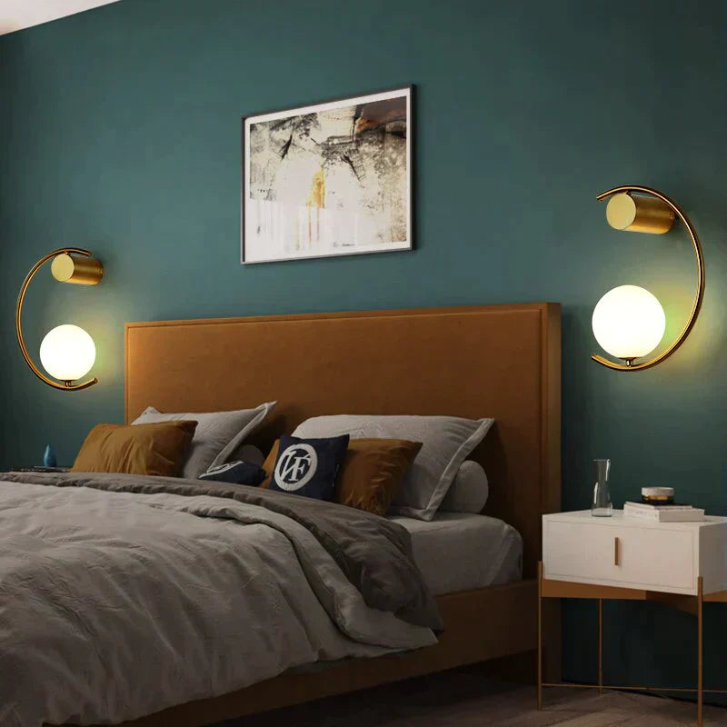 Luxury Creative Led Bedside Wall Lamp Wall Light