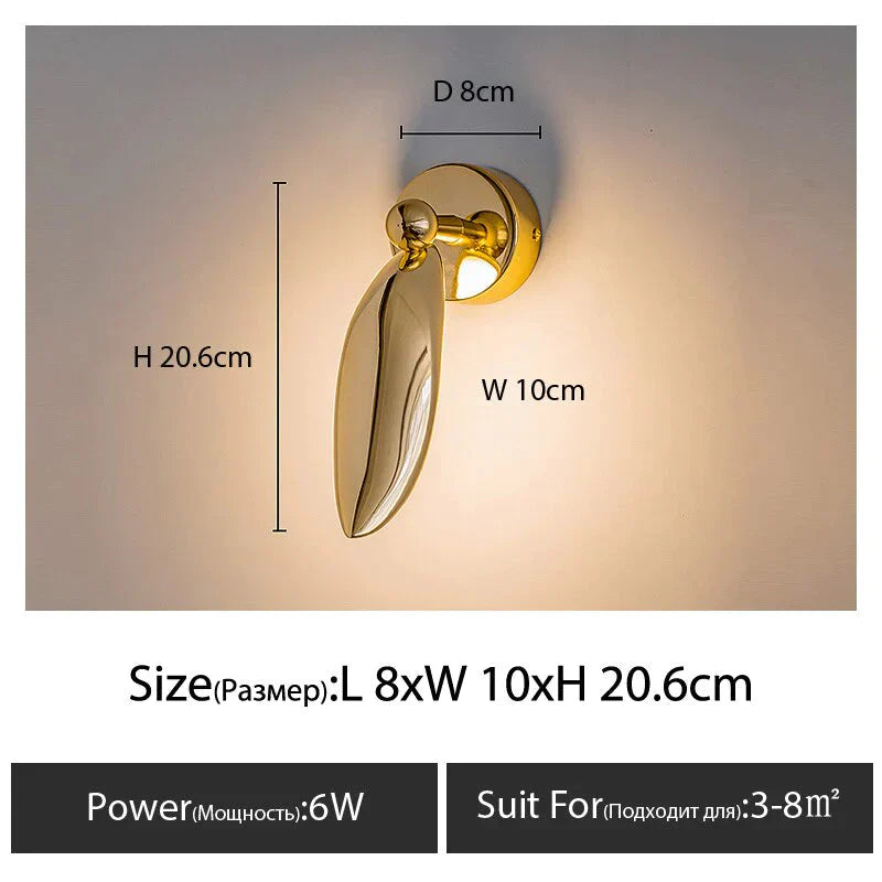 Luxury minimalist creative seagull wall lamp for Bedroom Living room background wall Light