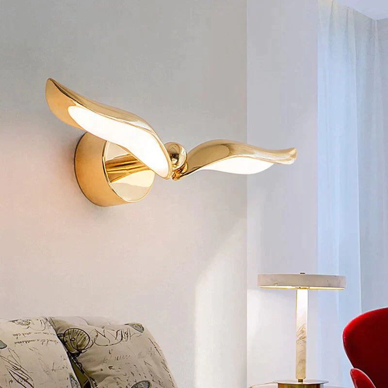 Luxury Minimalist Creative Seagull Wall Lamp For Bedroom Living Room Background Light Wall