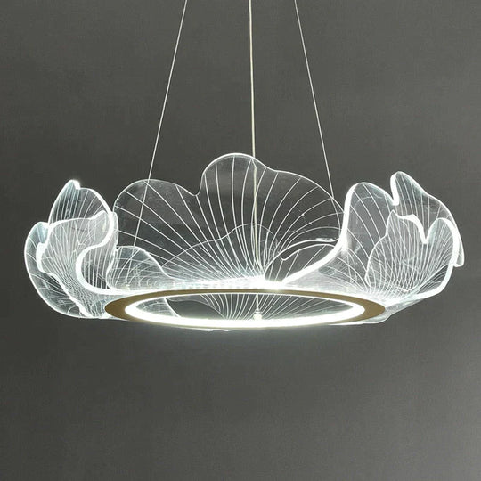 Mancos - Acrylic Leaves Led Modern Chandelier Chandelier