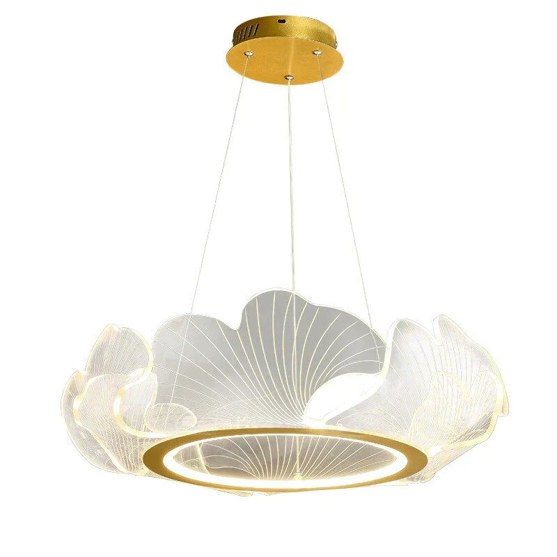 Mancos - Acrylic Leaves Led Modern Chandelier Chandelier