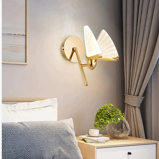 Merve - Nordic Creative Colorful Butterfly Led Wall Lamp