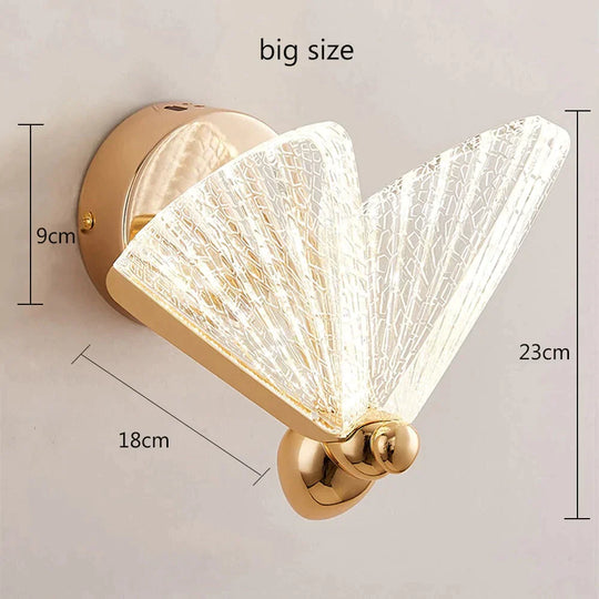 Merve - Nordic Creative Colorful Butterfly Led Wall Lamp