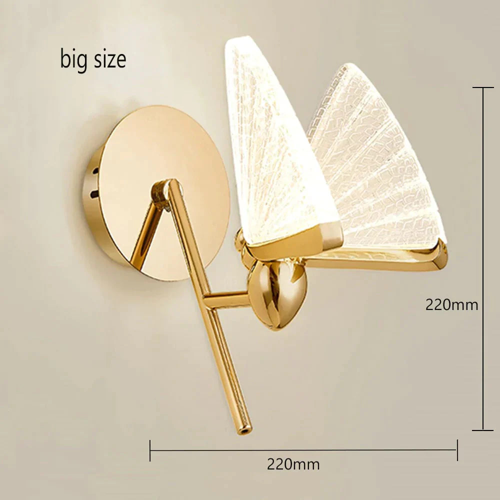 Merve - Nordic Creative Colorful Butterfly Led Wall Lamp