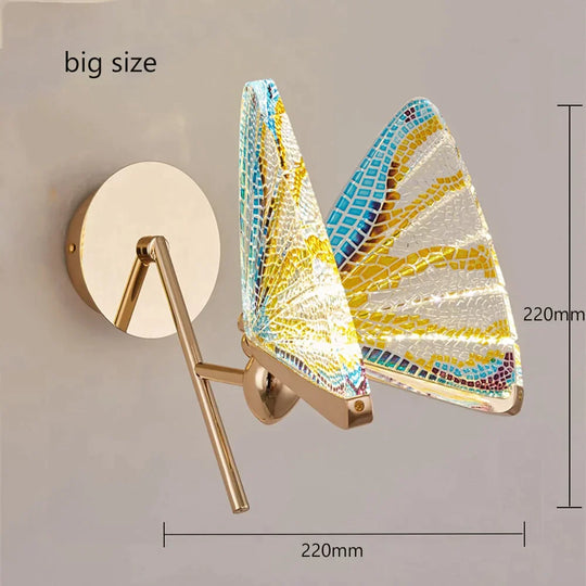 Merve - Nordic Creative Colorful Butterfly Led Wall Lamp