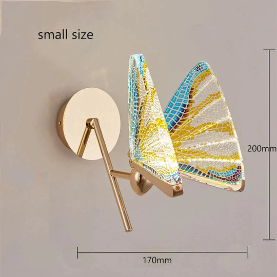 Merve - Nordic Creative Colorful Butterfly Led Wall Lamp