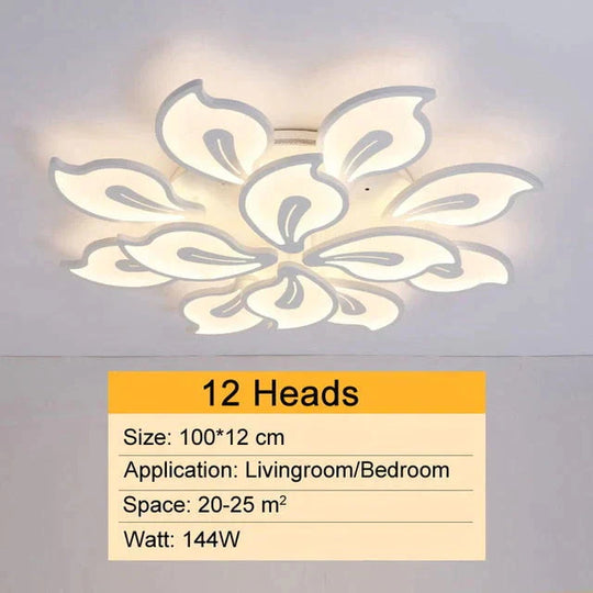 Modern Acrylic Design Ceiling Lights Bedroom Living Room Lamp Led Home Lighting Light Lanterns White