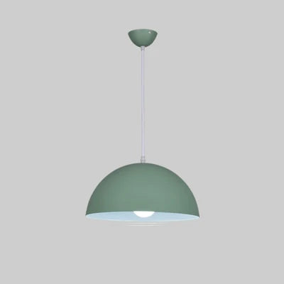 Modern Ceiling Lamps Semicircle Lampshade Aluminum Pendant Lights Restaurant Dining Table Kitchen Decorative Lighting