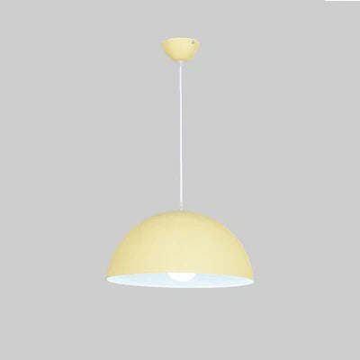 Modern Ceiling Lamps Semicircle Lampshade Aluminum Pendant Lights Restaurant Dining Table Kitchen Decorative Lighting