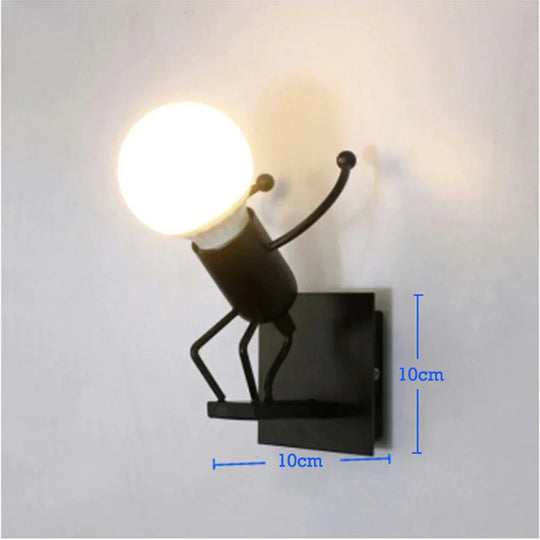 Modern Creative Minimalism Metal Robot Ants Lamps for Kids Baby Living room