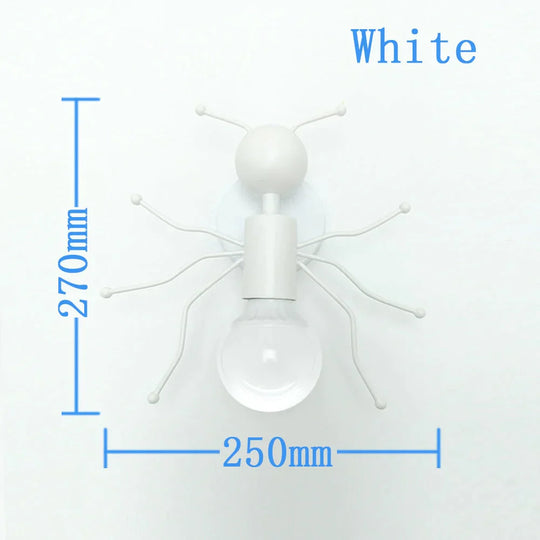 Modern Creative Minimalism Metal Robot Ants Lamps For Kids Baby Living Room Wall Light