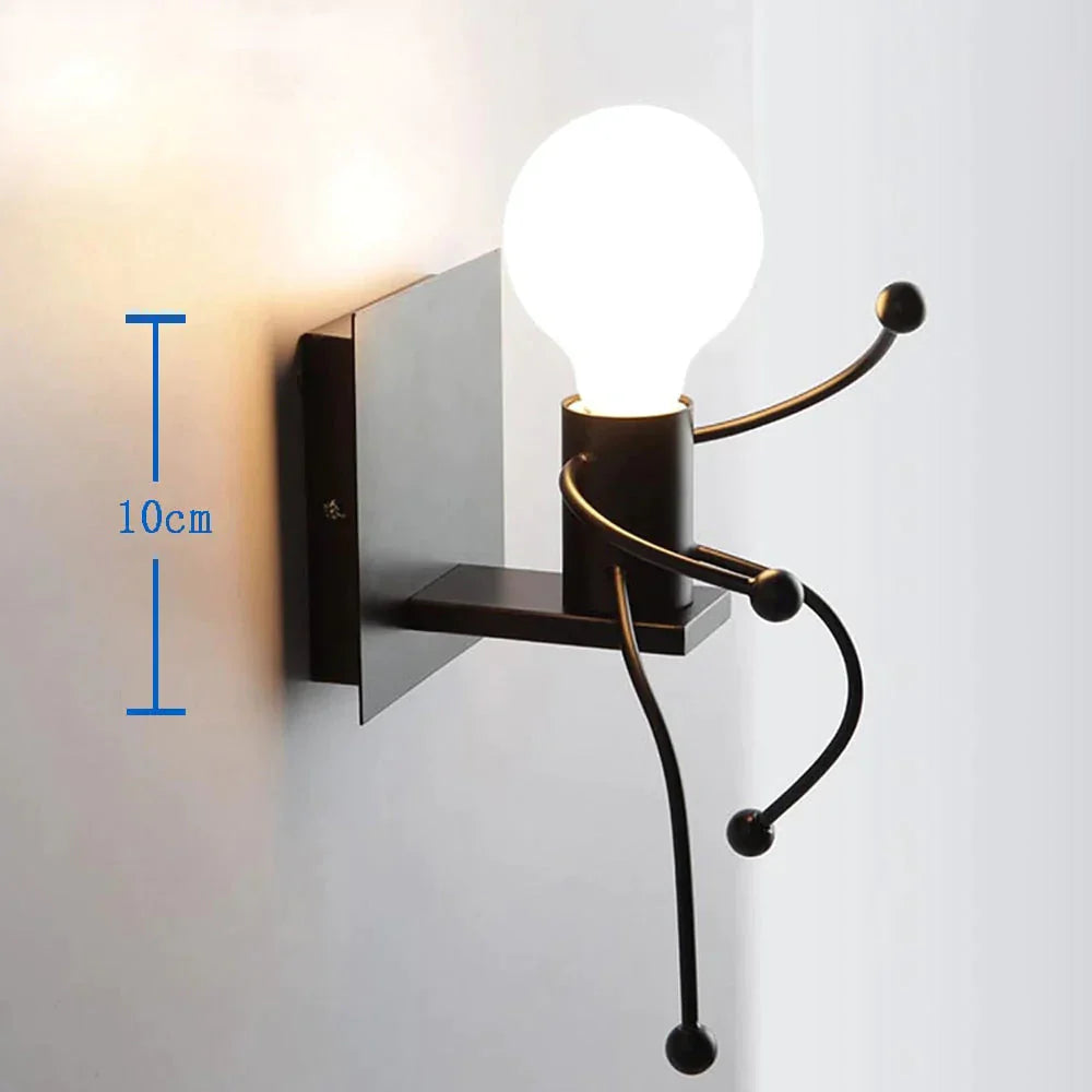 Modern Creative Minimalism Metal Robot Ants Lamps for Kids Baby Living room